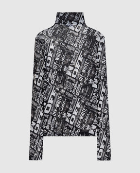 Off-White Black Mulilogo top OWAD122F25JER002