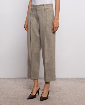 Brunello Cucinelli Beige wool pants MD011P9368