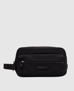 Gianni Chiarini Black Oslo toiletry bag with logo BCUB20288NYLPL