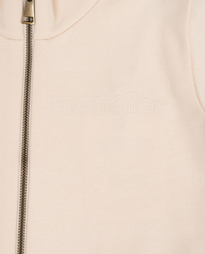 Moncler ENFANT Children's beige tracksuit with logo L19548M0000689AKM1214