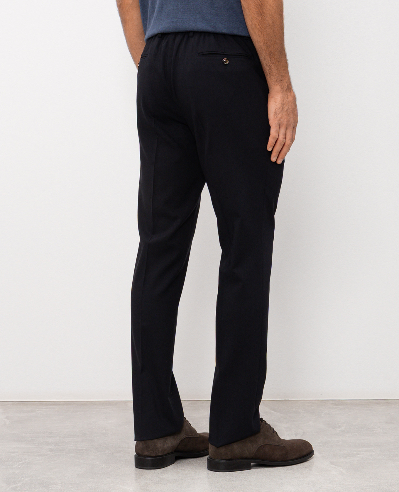 Blue pants with wool ANTON MooRER 4