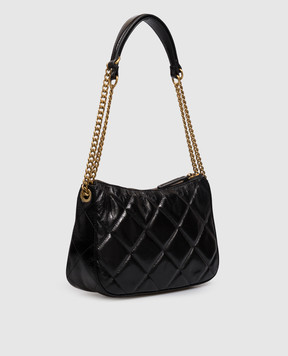 Twinset Liliane black glossy leather bag 262TD8151