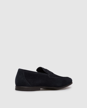 Canali Blue suede loafers RB01269661210