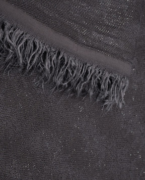 Peserico Gray scarf with wool A31550C0CC890