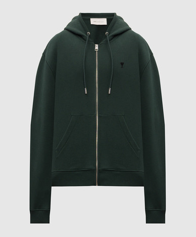 Veste de sport verte brodée
