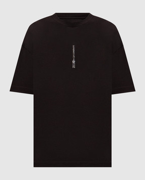 C.P. Company Black t-shirt with logo print MTS184A005100W