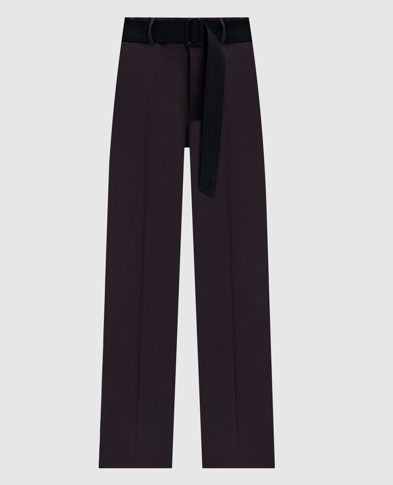 Purple wool pants with belt Maison Margiela MM6