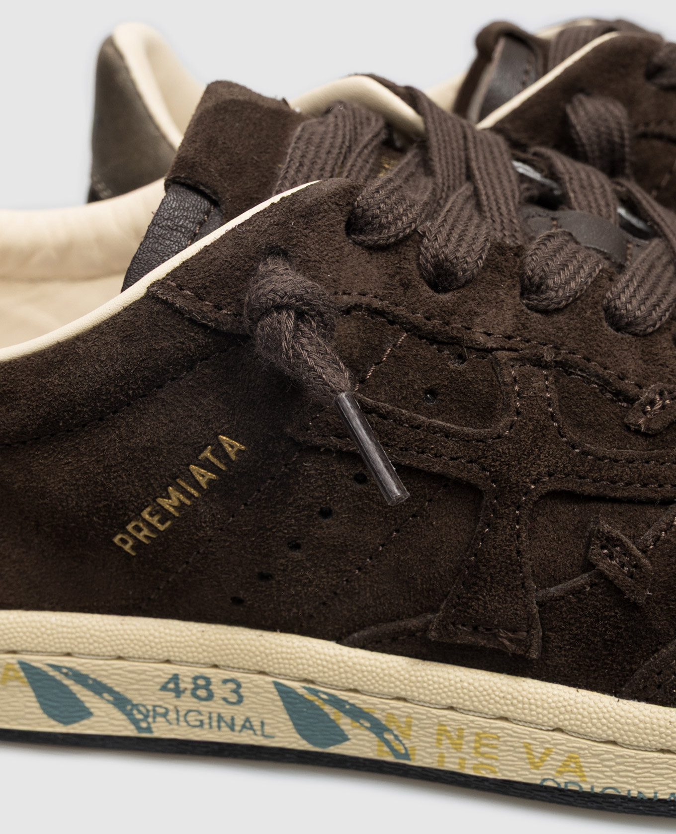 Brown suede sneakers Bskt Clay Premiata 5