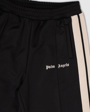 Palm Angels Children's black sweatpants PBCJ002S26FAB001