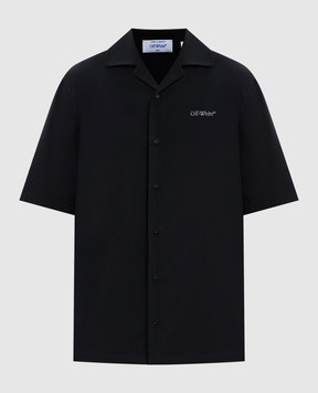 Off-White Black shirt with Metal Arrow emblem 44XGG01FS26F003