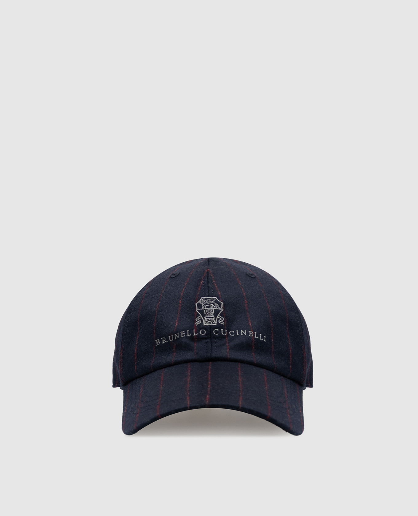 Blue striped wool cap