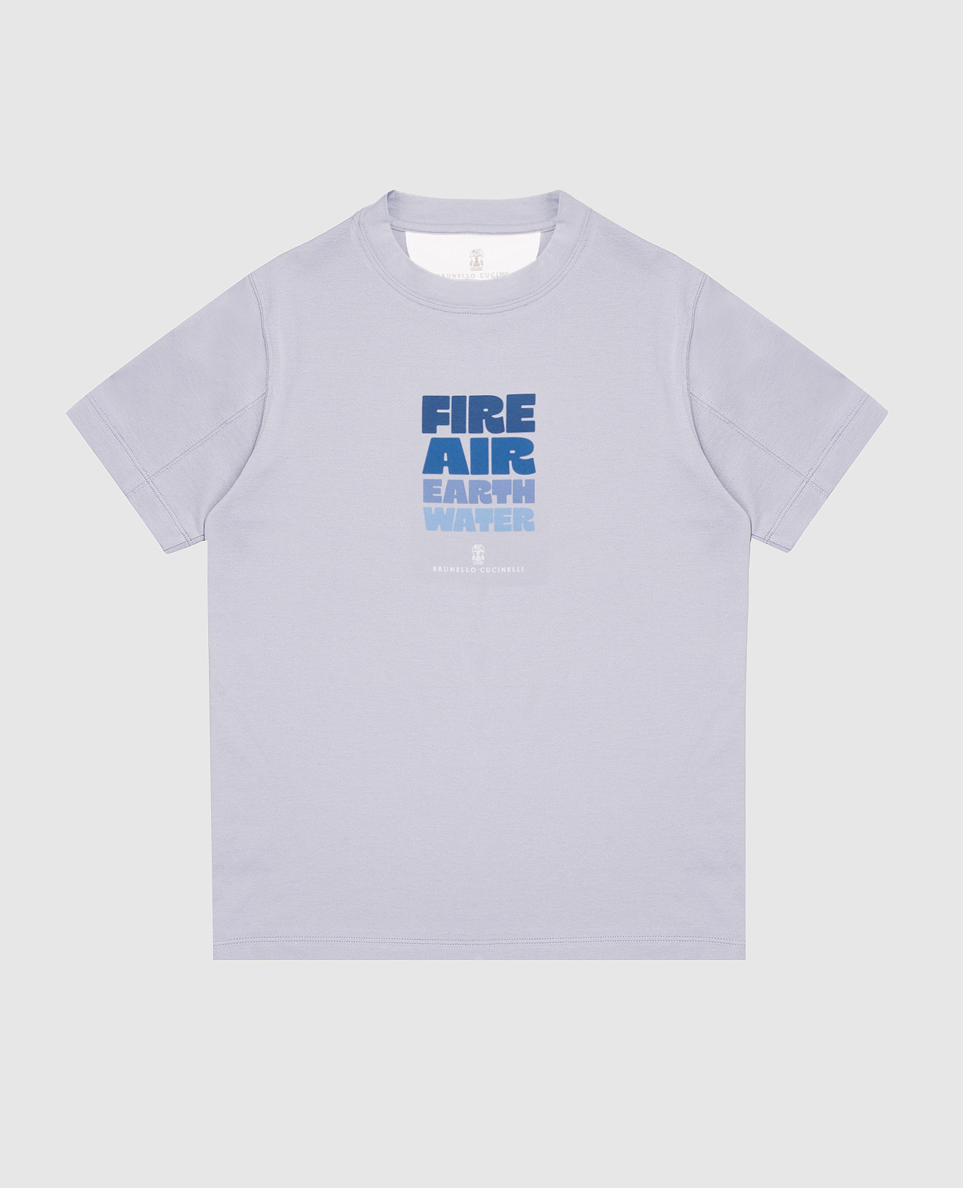 Children's blue T-shirt with print