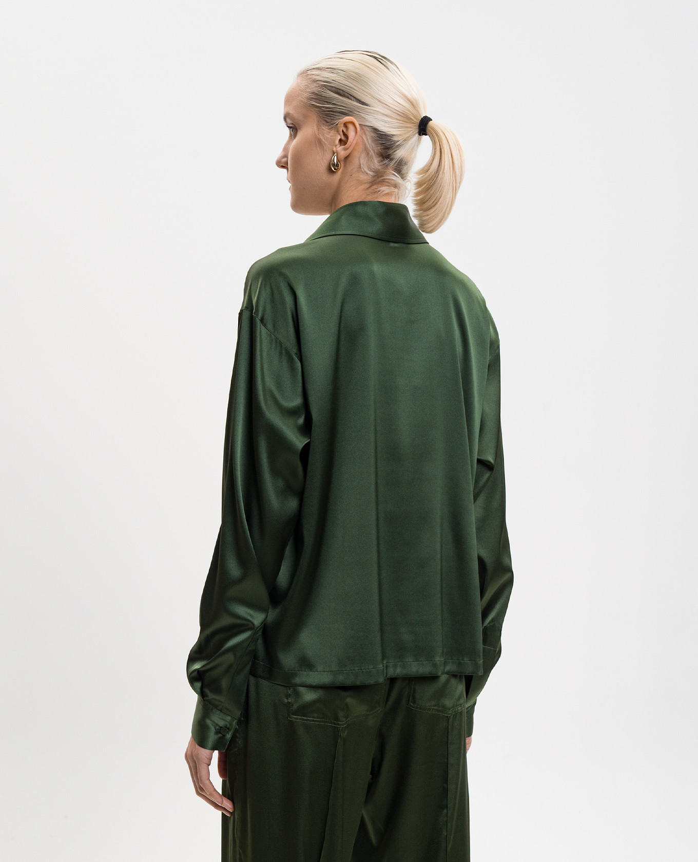 

Green silk blouse Tom Ford