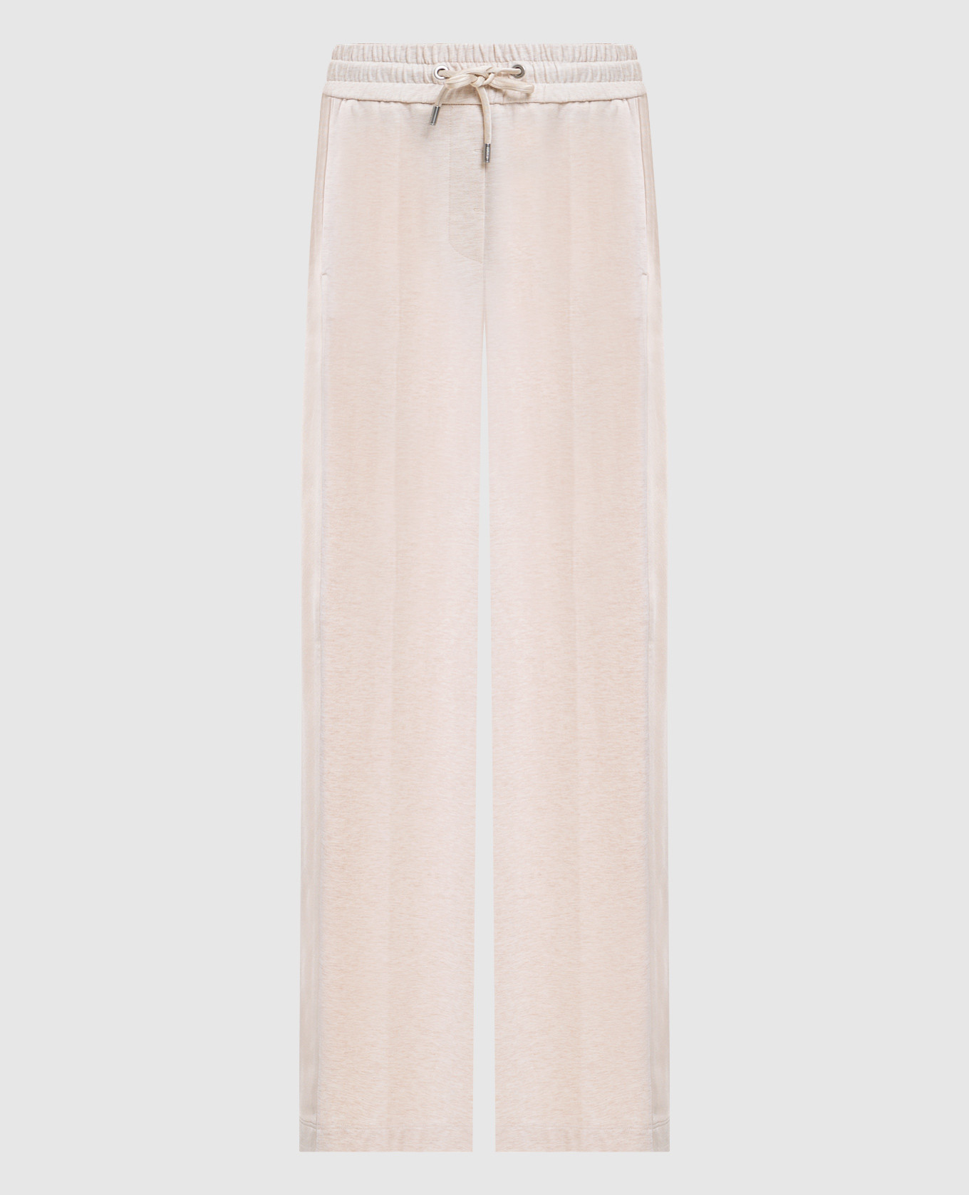 Beige melange sweatpants