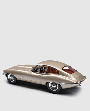 Amalgam Beige souvenir in the shape of a Jaguar E-type Coupe car M6008