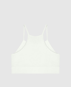 Palm Angels Green top with logo patch PLA1UWTP10SI