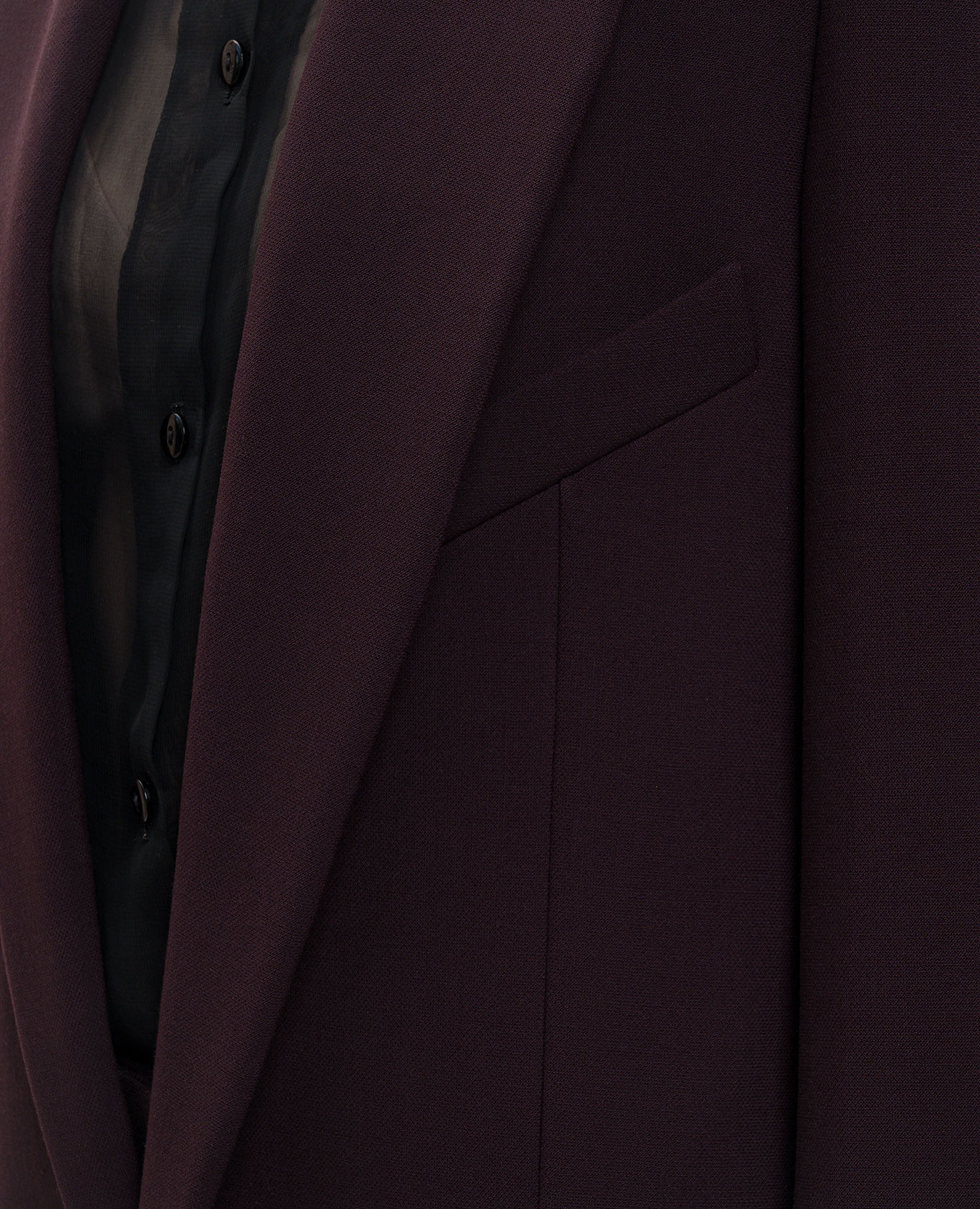 Purple jacket with wool Victoria Beckham 5