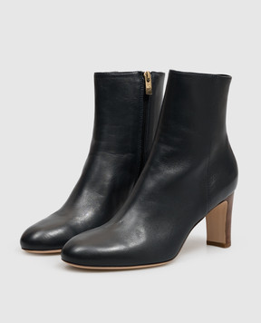 AGL GINNY dark blue leather ankle boots GINNYCBOOTIE