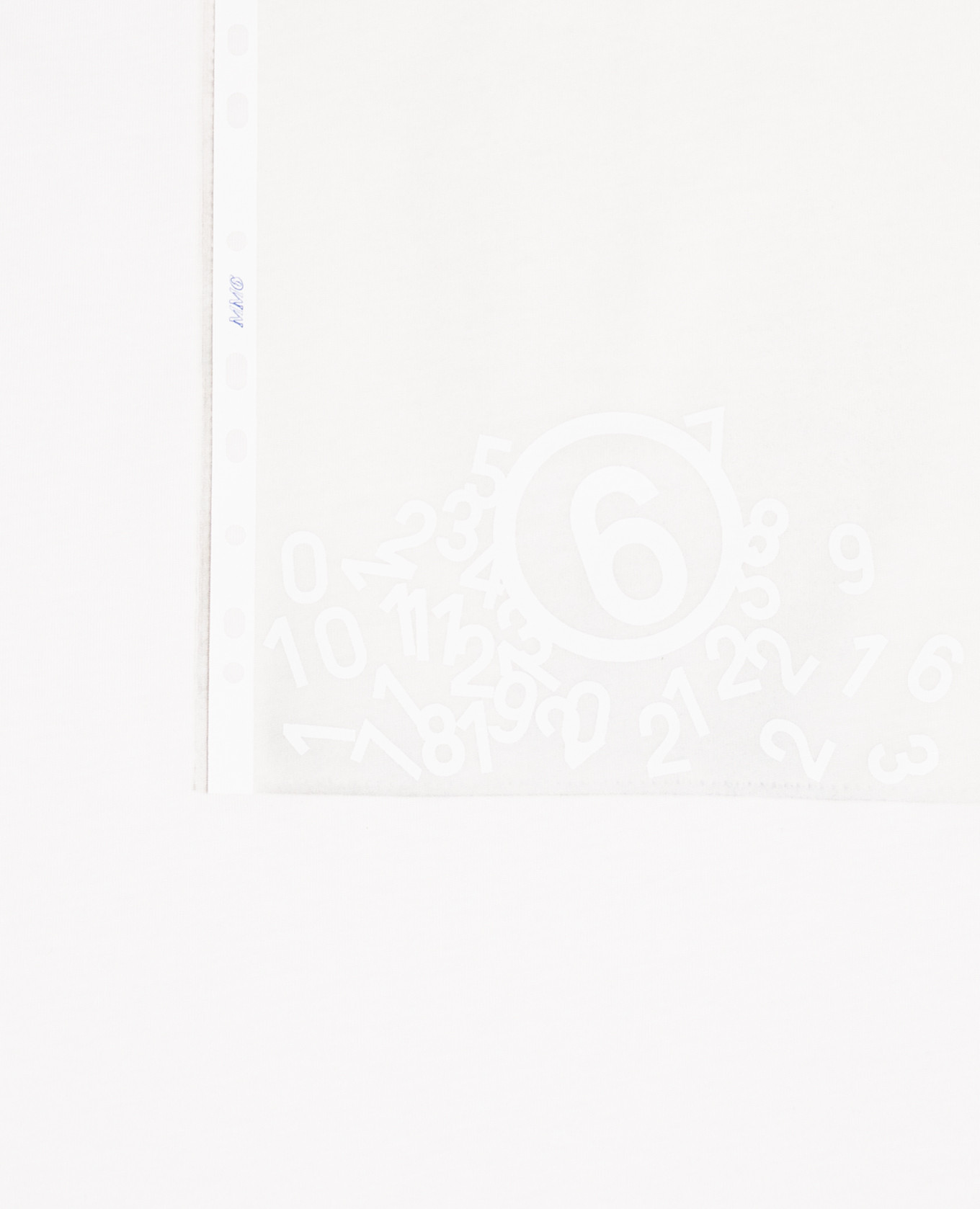 Children's white T-shirt with print Maison Margiela MM6 3