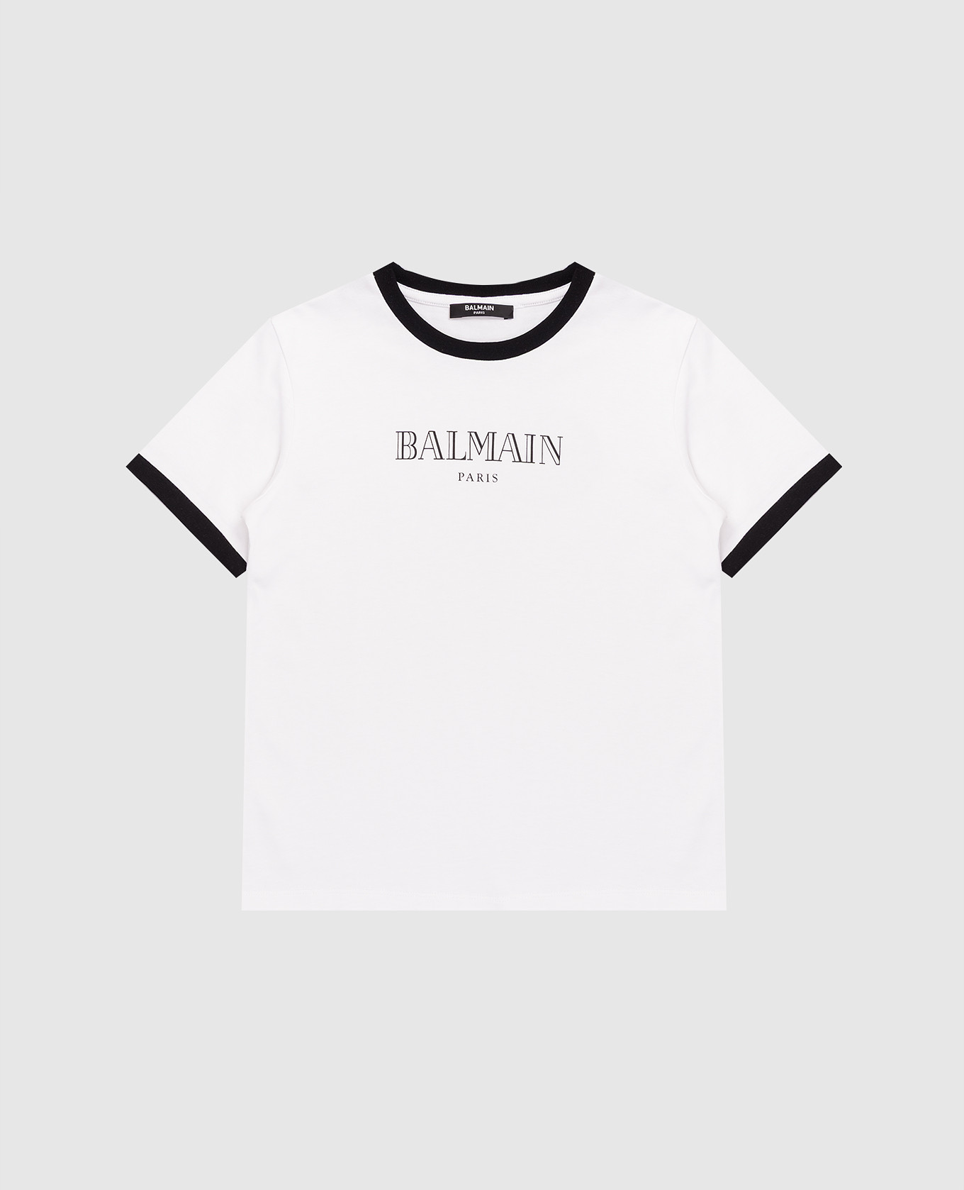 

Children's white T-shirt with logo Balmain