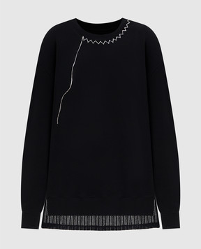 Y`S Yamamoto Black sweatshirt YQT16675