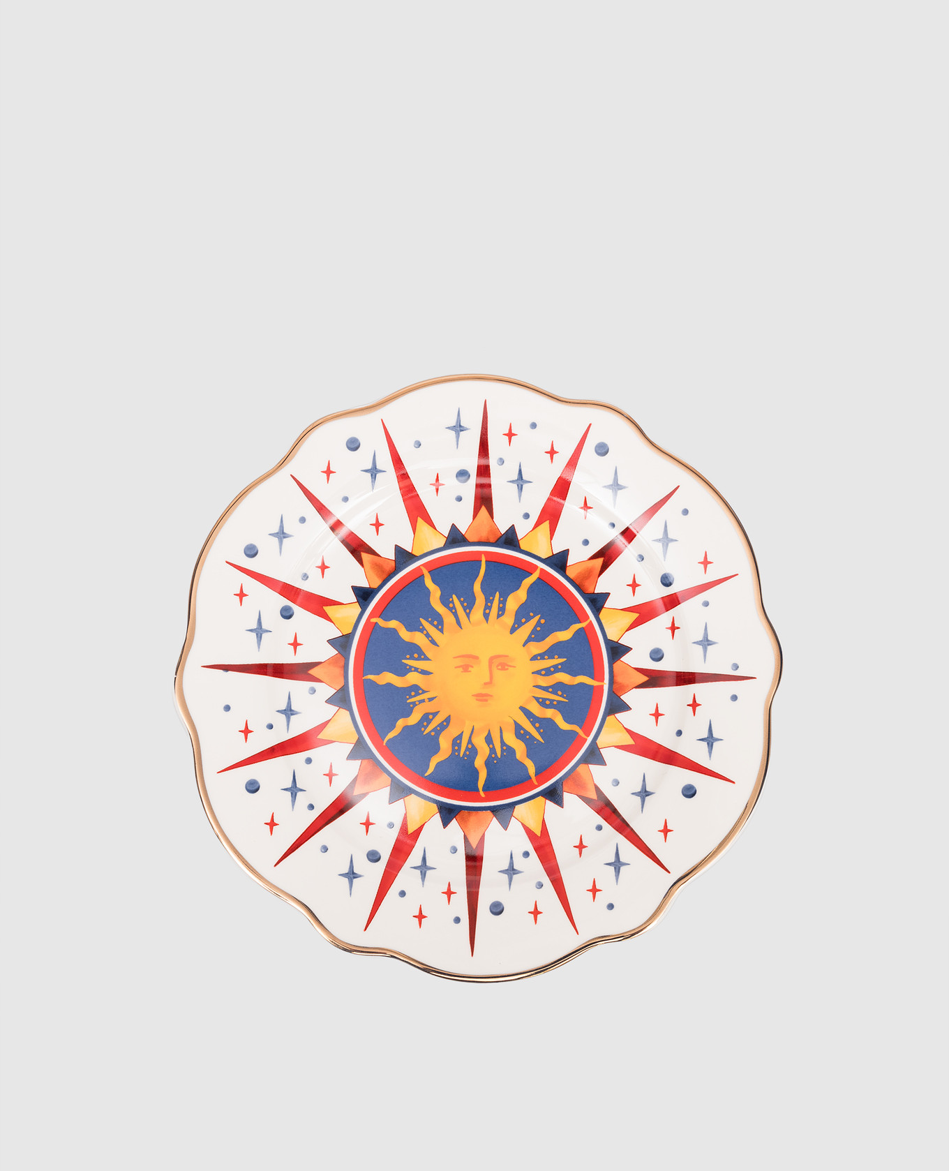 

Dolce Vita porcelain dessert plate Baci Milano, White