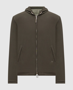 Stefano Ricci Green reversible jacket with wool and linen MDJ6200410PL001H