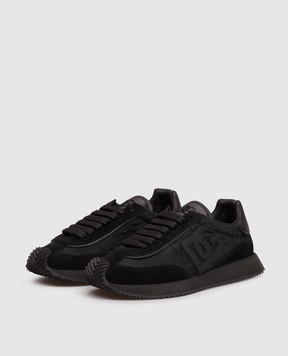 Dolce&Gabbana Black DG Cushion combo sneakers CK2288A3M04