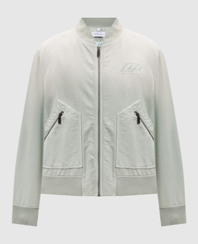 Off-White Green insulated bomber jacket 44XEH05OS26F001