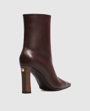 Giuseppe Zanotti Brenda brown leather ankle boots I670001