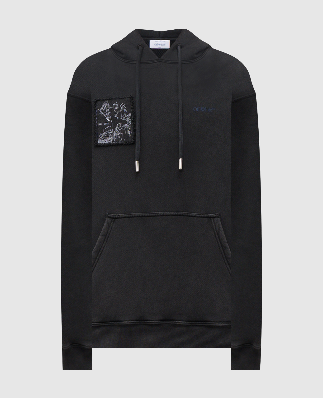 Faded Painting Gray Hoodie