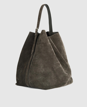 Toteme Gray suede bag 234WLGBG038LE0004
