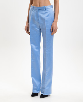 Tom Ford Blue silk pants PAW676FAX1602