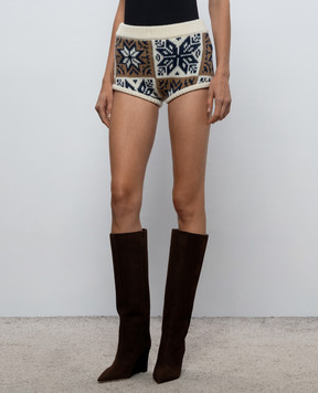 Magda Butrym Jacquard wool and cashmere shorts KNITWEAR15SHORTS389926