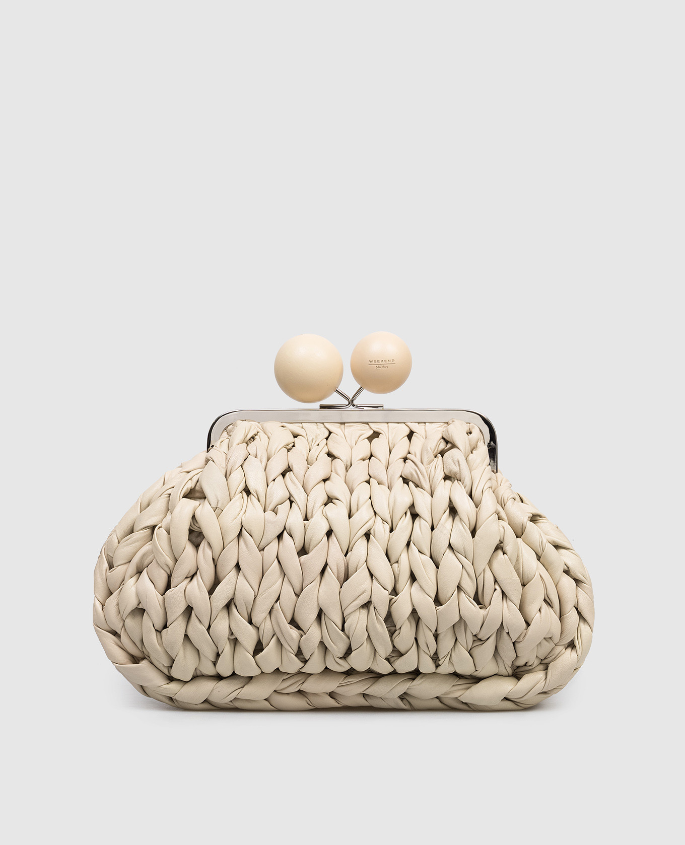 

Ivory leather bag Pasticcino Max Mara Weekend, Beige