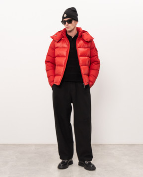 Moncler Maya red down jacket L20911A00138597YX