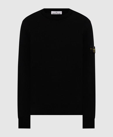 Black wool jumper