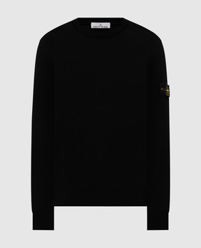Stone Island Black wool jumper L2S155100021S00B4