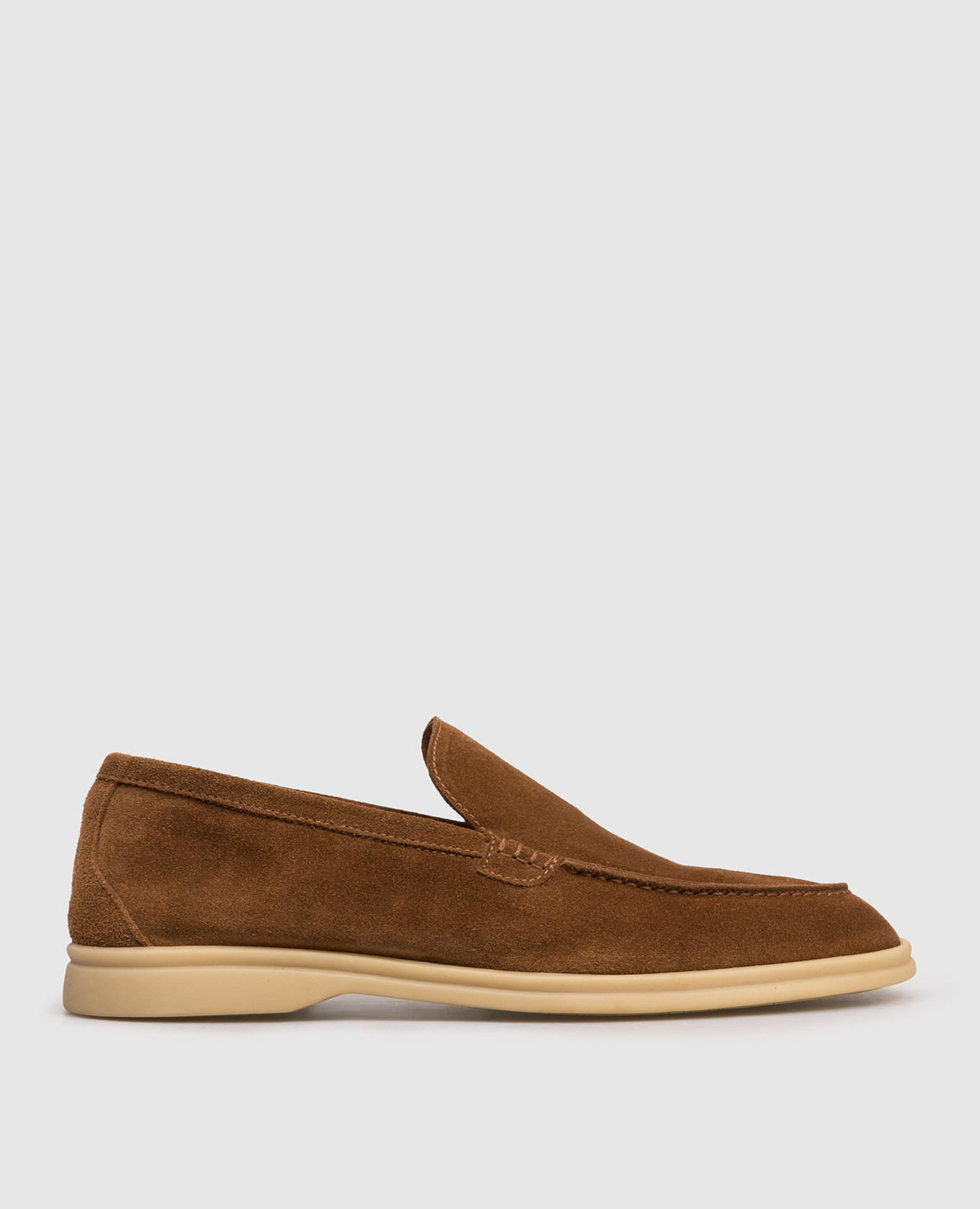 Brown suede loafers FELIX