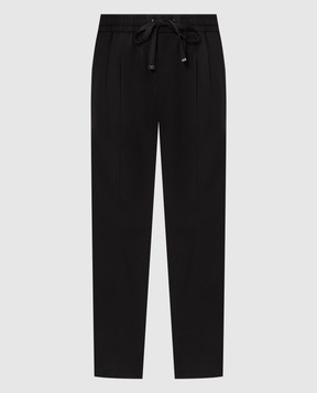 Dolce&Gabbana Black pants with wool GP26FZFUBG4