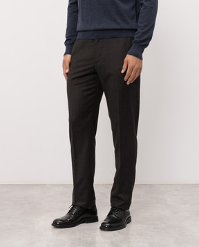 Stefano Ricci Dark gray wool pants M1T8000016WK002V