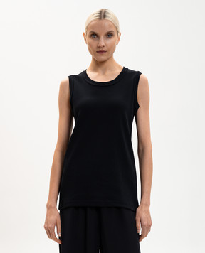 Sofie D`Hoore Black ribbed tank top TANKJRIB