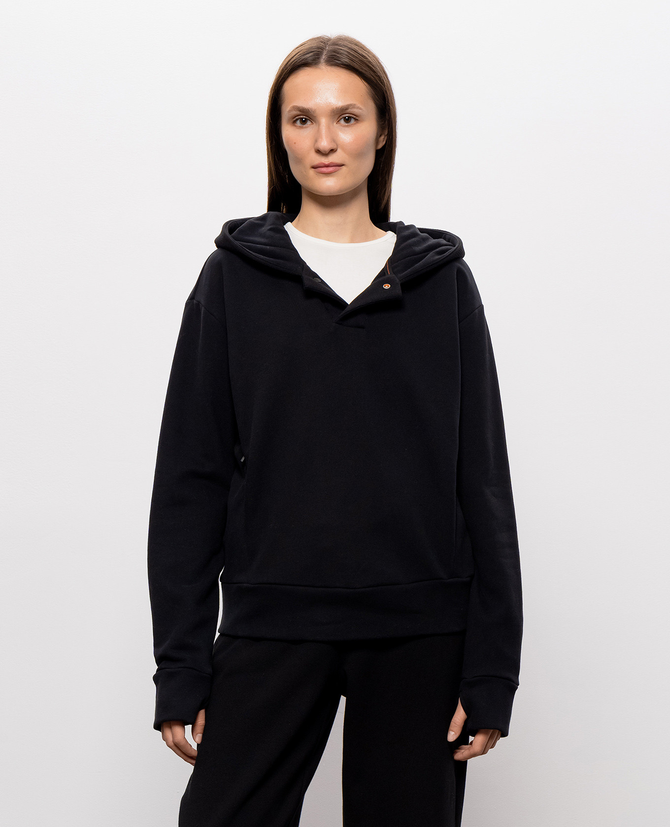Black Nivice hoodie Parajumpers 3