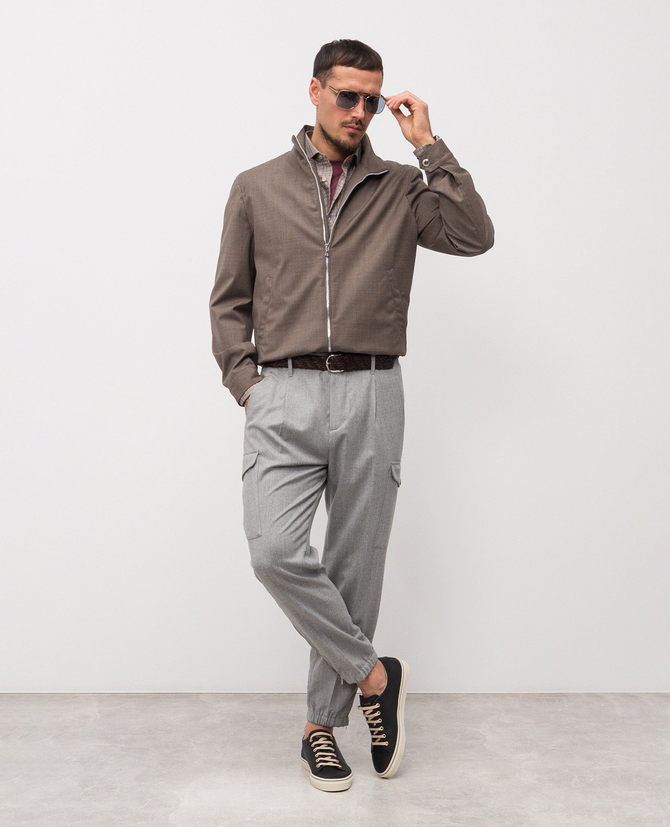 

Burgundy T-shirt Brunello Cucinelli