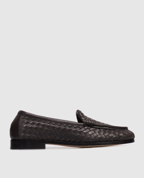 Bottega Veneta Silenzio brown leather loafers 867565V2ED0