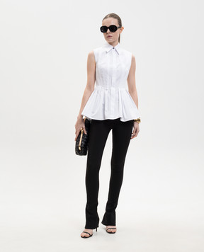 Max Mara Sportmax White CERTOSA sleeveless shirt SPXCERTOSA
