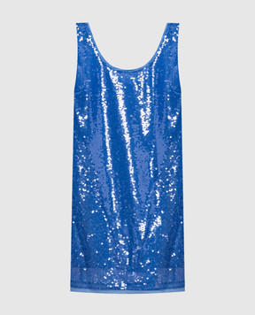 Simkhai Stacie blue sequin dress 2261234LS
