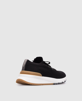 Brunello Cucinelli Black sneakers with logo MZUPMBO252