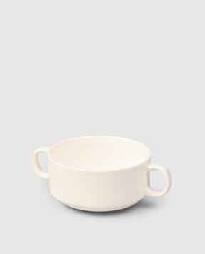 Geminiano Cozzi 1765 White porcelain bouillon bowl Milano LGCMI401000