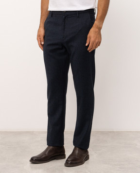 Canali Blue wool pants AR03472V91675